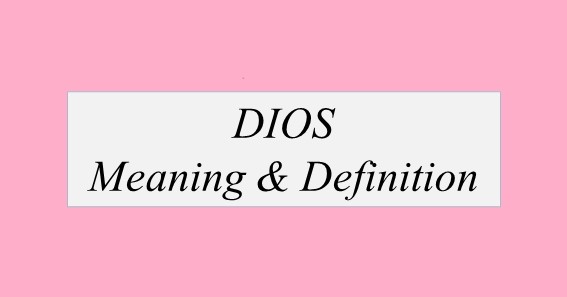 DIOS Full Form & Meaning
